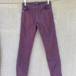 Boy’s Gap maroon jeans regular stretch slim